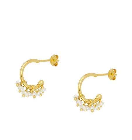 EARRING CHARLOTTE GOLD | Bymarta.es