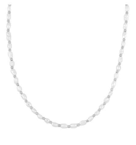 NECKLACE SEINA SILVER | Bymarta.es