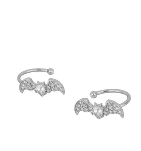EAR CUFF BATWOMEN SILVER | Bymarta.es