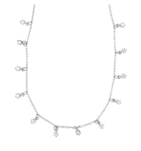 NECKLACE PAMELA SILVER | Bymarta.es