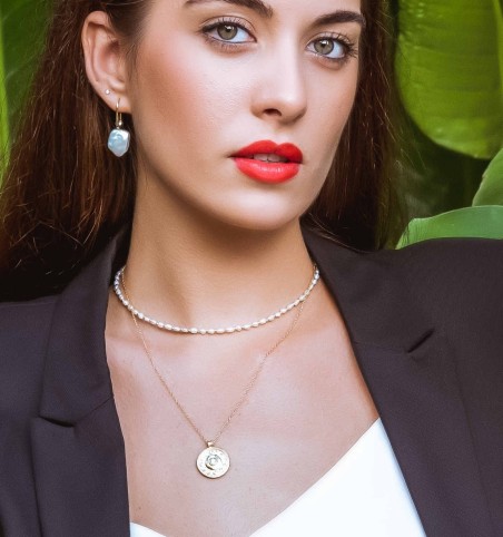 NECKLACE SEINA GOLD | Bymarta.es