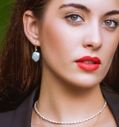 PENDIENTES FIDES GOLD | Bymarta.es