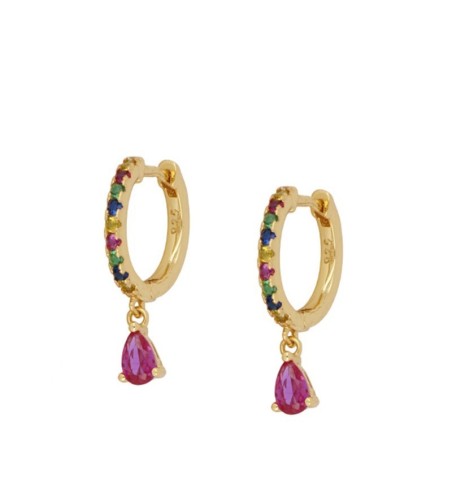 EARRING DIDA HOOPS GOLD | Bymarta.es