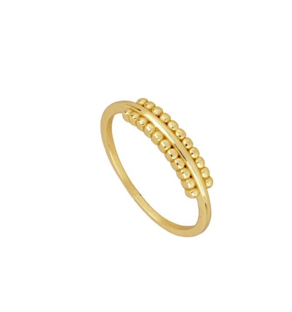 ANILLO AYUMI GOLD | Bymarta.es