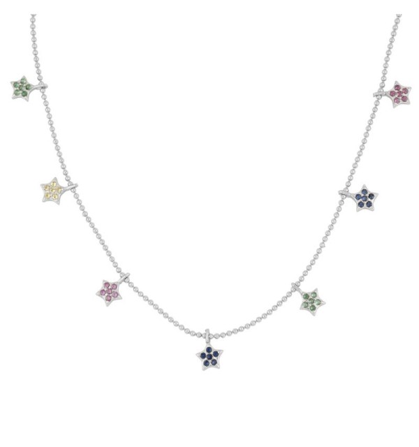 COLLAR RAIN OF STAR SILVER | Bymarta.es