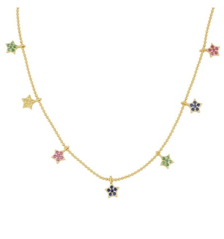 COLLAR RAIN OF STAR GOLD | Bymarta.es