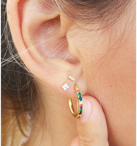 PENDIENTES IGUAZÚ GOLD | Bymarta.es