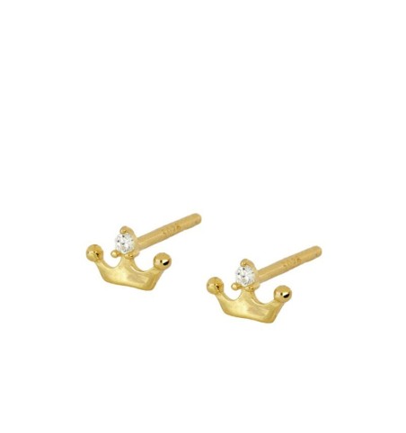 EARRING QUEEN MINIS GOLD | Bymarta.es