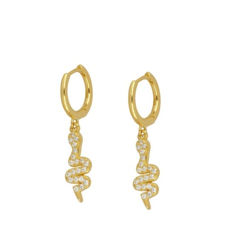 PENDIENTES CASCABEL HOOPS GOLD | Bymarta.es