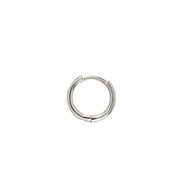 EARRING SIMPLE HOOPS SILVER | Bymarta.es