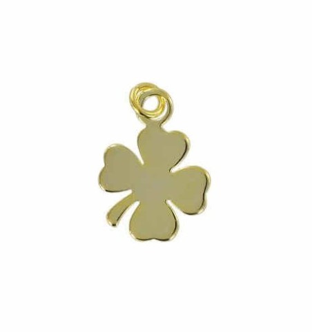 COLGANTE CHARM TRÉBOL GOLD | Bymarta.es