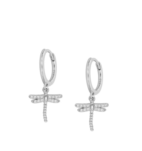 EARRING BEKKO HOOPS SILVER | Bymarta.es