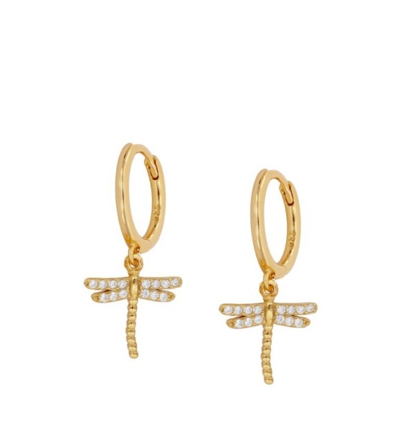 PENDIENTES BEKKO HOOPS GOLD | Bymarta.es