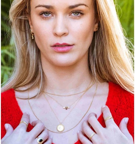 NECKLACE SHOPIE GOLD | Bymarta.es