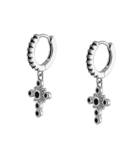 PENDIENTES MAGDA HOOPS SILVER | Bymarta.es