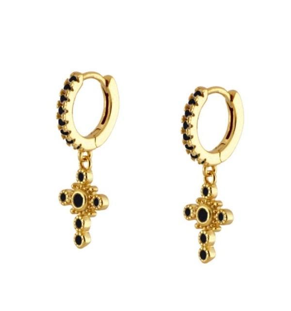 EARRING MAGDA HOOPS GOLD | Bymarta.es