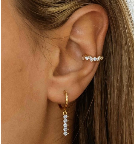 EAR CUFF IVONE GOLD | Bymarta.es