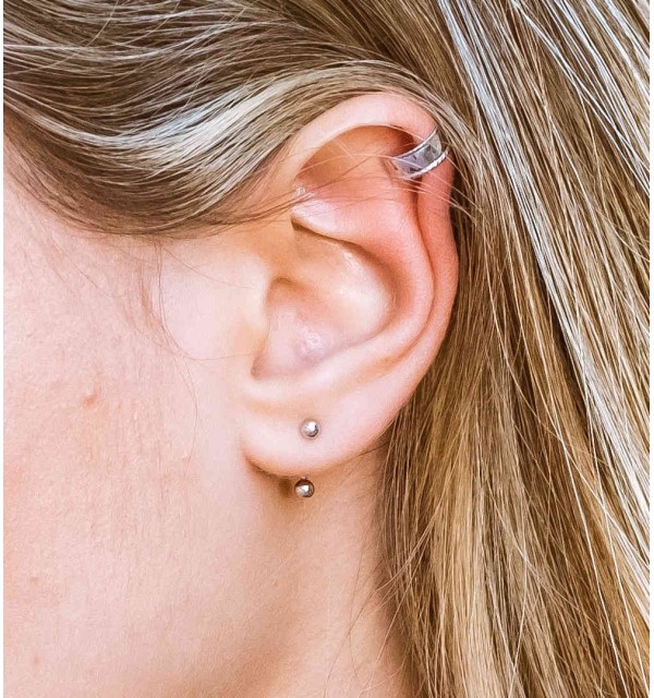 PENDIENTE BEDROOMS SILVER | Bymarta.es