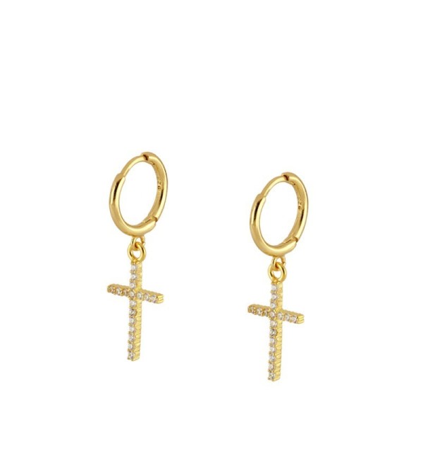 EARRING DANNA HOOPS GOLD | Bymarta.es