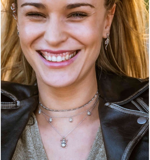 NECKLACE KOLEOS SILVER | Bymarta.es