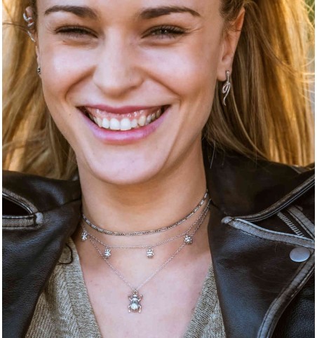 COLLAR KOLEOS SILVER | Bymarta.es