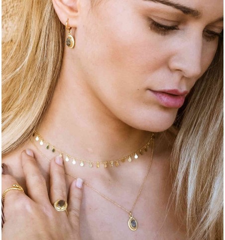 COLLAR BORA CALIMA MISTRAL GOLD | Bymarta.es