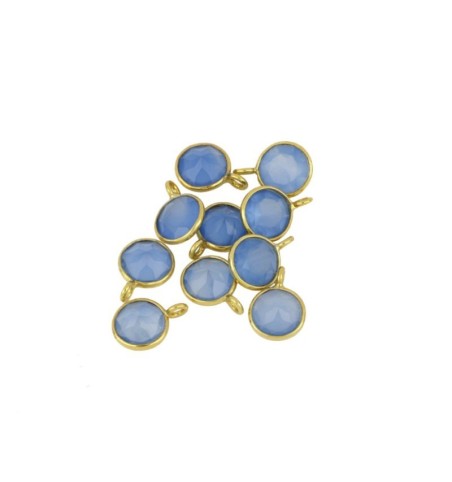 LIGHT STONE CHARM  GOLD | Bymarta.es