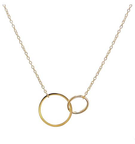 CO305 - Gargantilla plata 925 y plata 925 bañada en oro