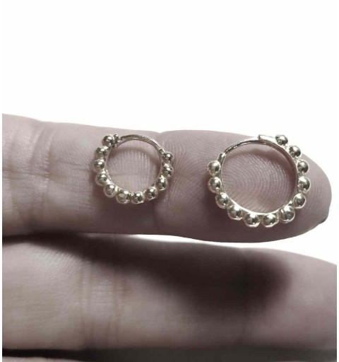 PENDIENTES ANTONELLA HOOPS SILVER | Bymarta.es 2