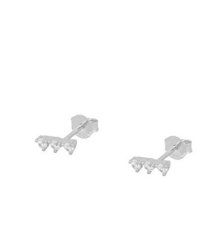 EARRING PRAGA MINIS SILVER | Bymarta.es