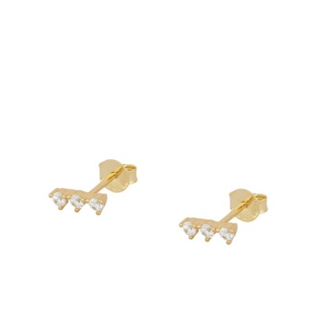 PENDIENTES PRAGA MINIS GOLD | Bymarta.es