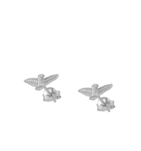 PENDIENTE EAGLE MINIS SILVER | Bymarta.es