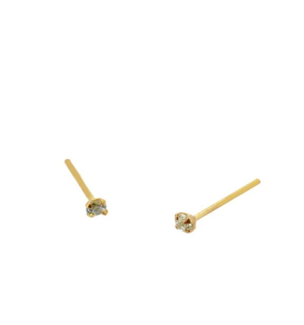 EARRING TINY GOLD | Bymarta.es