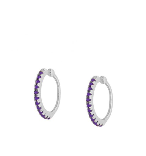 EAR CUFF VENUS  LILAC SILVER | Bymarta.es 2