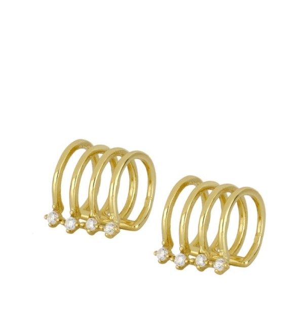 EAR CUFF MAJESTIC GOLD | Bymarta.es