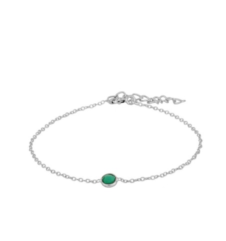 PULSERA SIRAH GREEN SILVER | Bymarta.es
