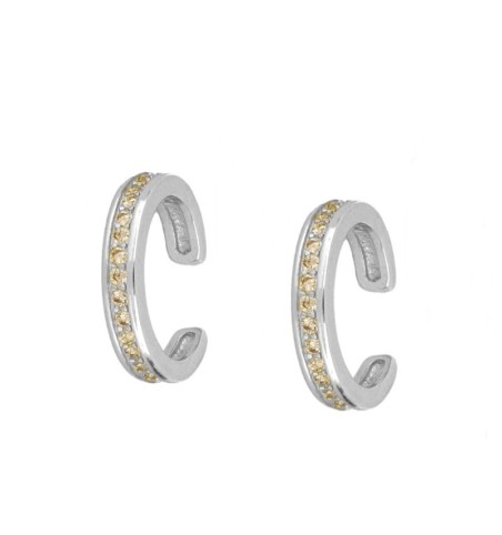 EAR CUFF DIANA CHAMPAGNE SILVER | Bymarta.es