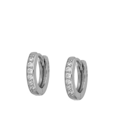 PENDIENTES BLANCA SILVER | Bymarta.es