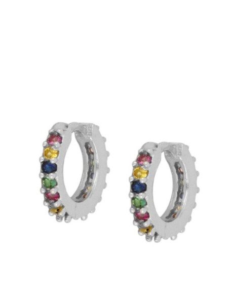 PENDIENTE NIAGARA SILVER | Bymarta.es