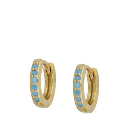 EARRING OCEAN GOLD | Bymarta.es