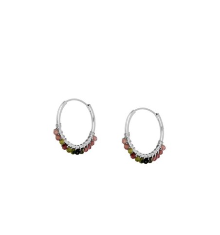EARRING NÍCEA HOOPS SILVER | Bymarta.es