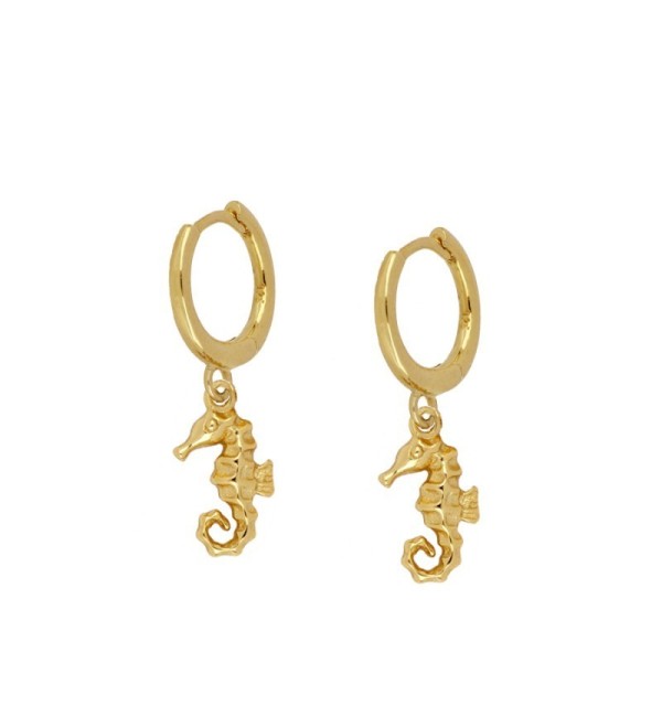 EARRING DENISE HOOPS GOLD | Bymarta.es