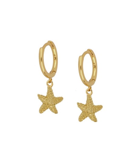 PENDIENTES NUNGWI HOOPS GOLD | Bymarta.es
