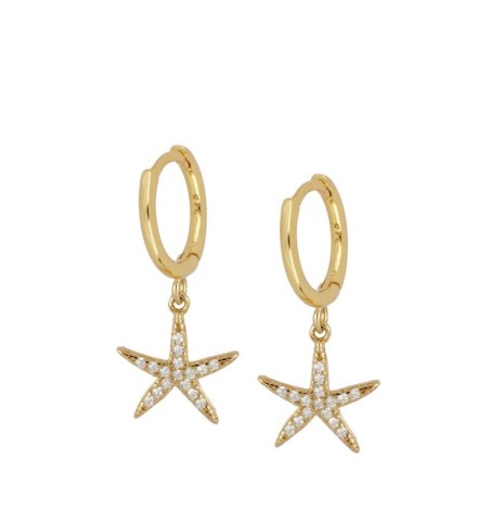 PENDIENTES DARYA HOOPS GOLD | Bymarta.es