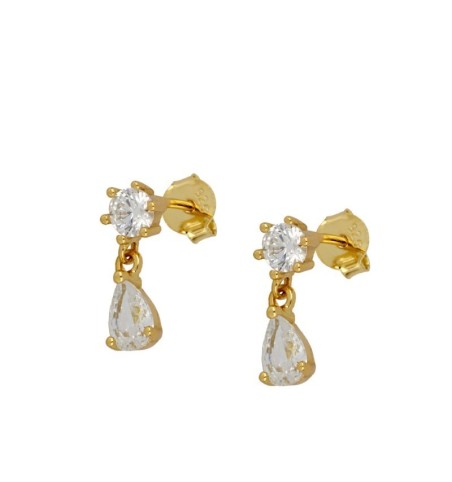 PENDIENTES NANSHE MINIS GOLD | Bymarta.es