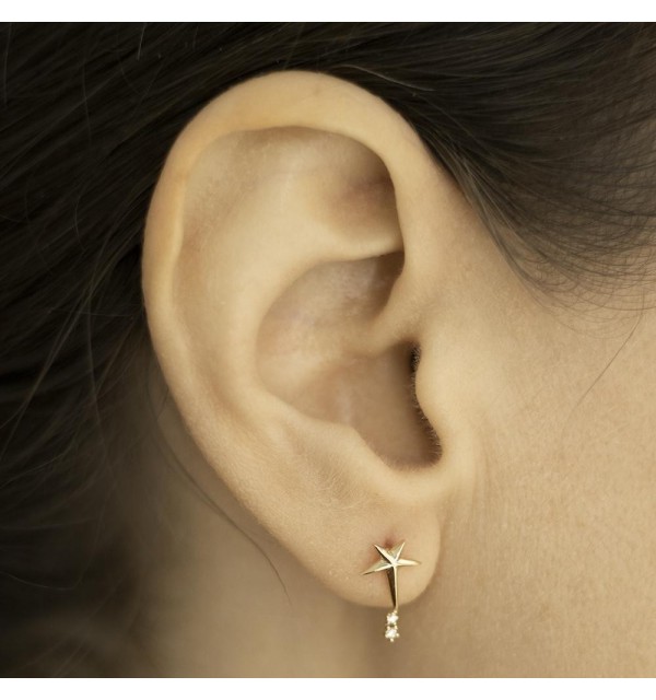 EARRING ESTHER MINIS SILVER | Bymarta.es