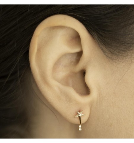 PENDIENTES ESTHER MINIS GOLD | Bymarta.es