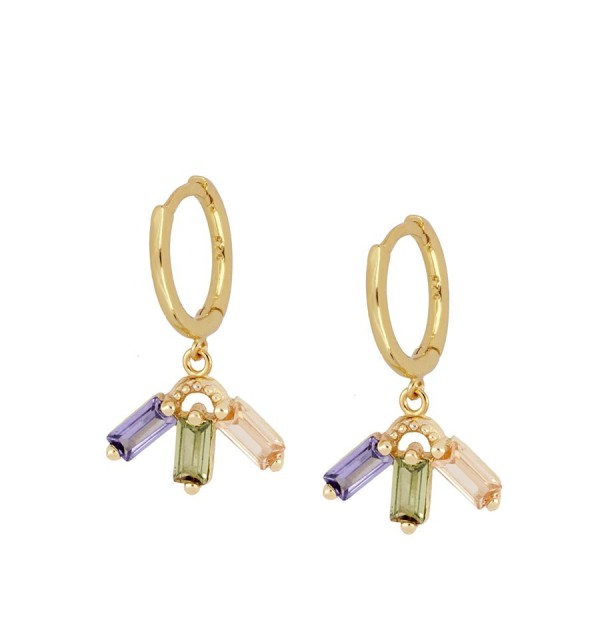 EARRING MEREDITH HOOPS GOLD | Bymarta.es