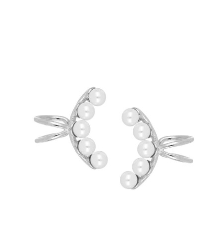 EAR CUFF AREIL SILVER | Bymarta.es