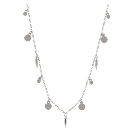 NECKLACE BERTA SILVER | Bymarta.es